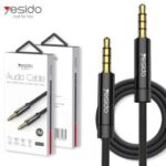 YESIDO YAU29 3.5mm 2 Male to 1 Female Headphone Mic Adapter Y Splitter Audio Cable