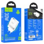 HOCO N21 Extension speed PD30W+QC3.0 charger set(Type-C to Lightning)(EU)
